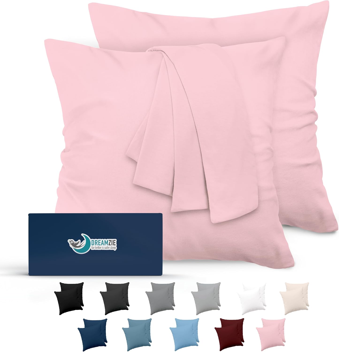 Detalle de Dreamzie Taie Oreiller 60x60 Lot de 2