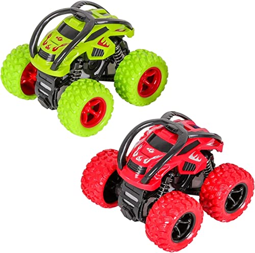 Detalle de m zimoon Monster Truck 4x4 a Traino Inerzia con Salto a 360° – Giocattolo per Bambini 1-8 anni