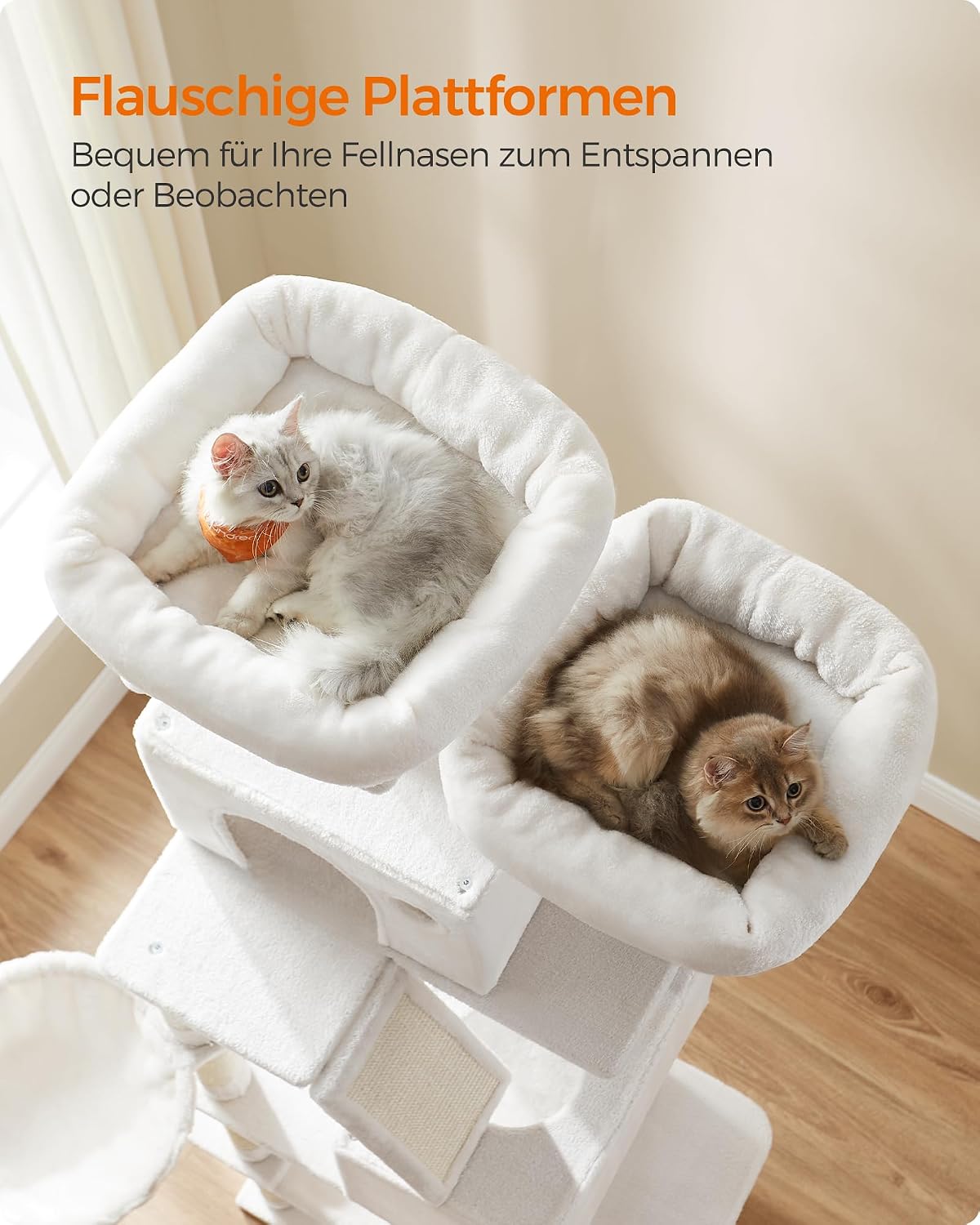 Detalle de Feandrea Kratzbaum 206 cm fĂŒr Katzen đ±