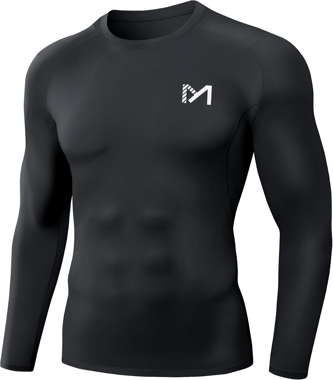 Detalle 2 de MEETYOO Men's Compression Shirt, Polyester-Spandex
