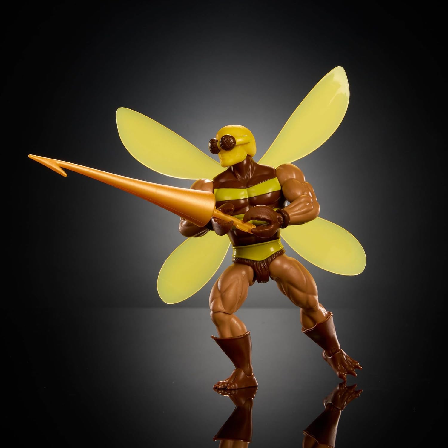 Detalle 1 de Masters of the Universe Origins Buzz-Off Figura de Acción 🐝 14cm JBM88