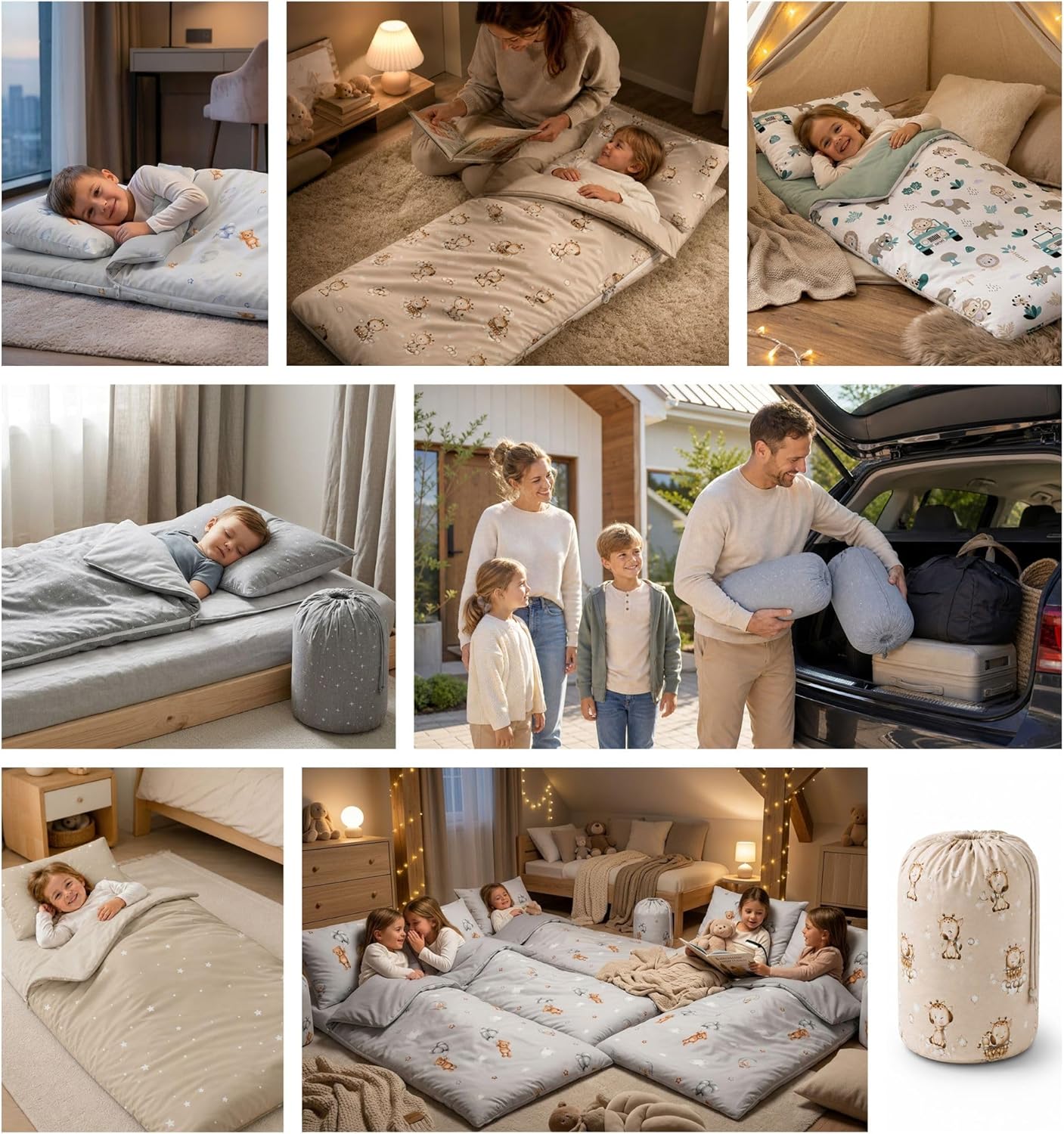 Thumbnail 5 de Schlafsack Kinder 75x140 cm Eulen