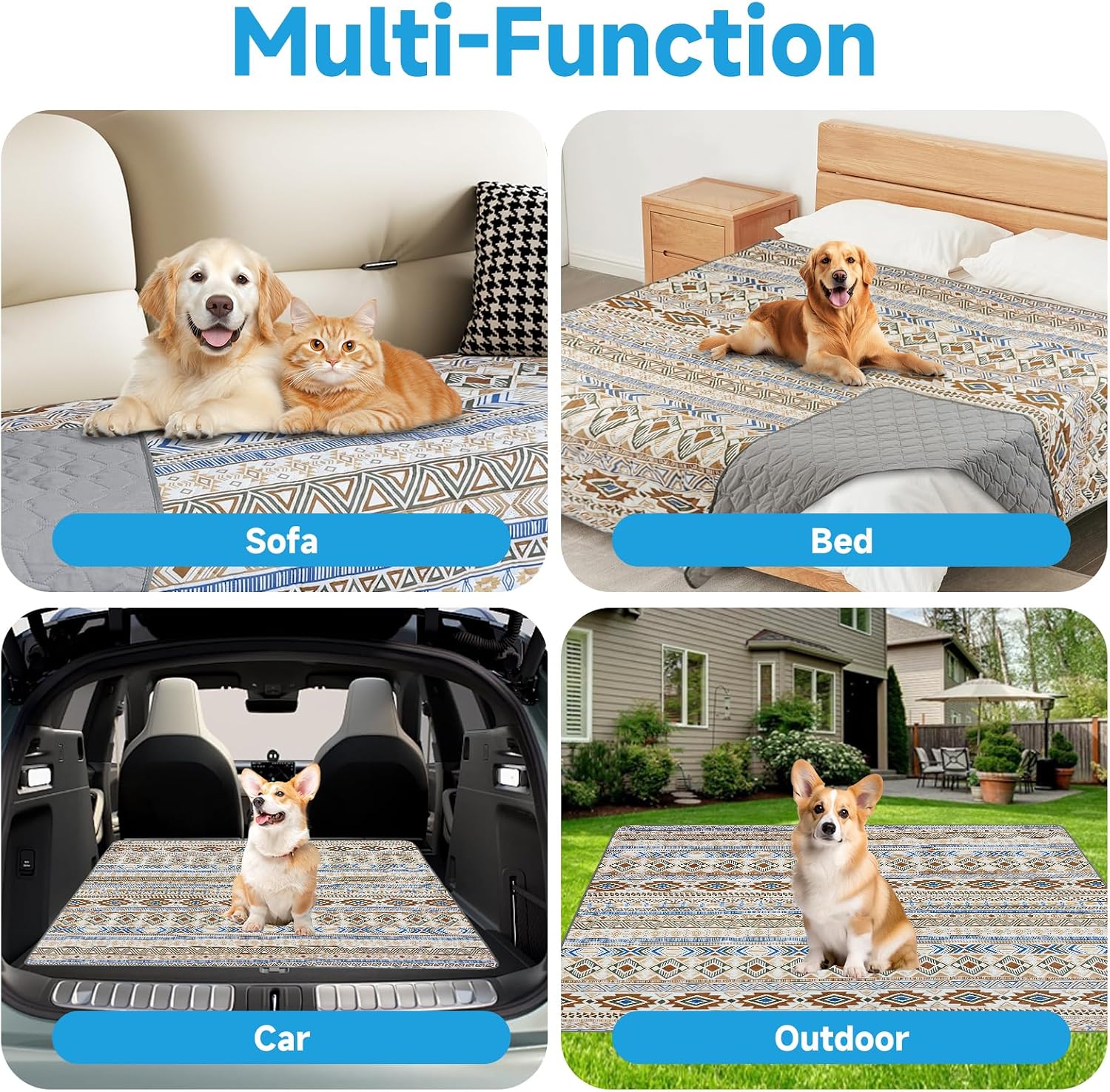 Thumbnail 6 de YOSEPATI 100% Double-Sided Waterproof Dog Blanket