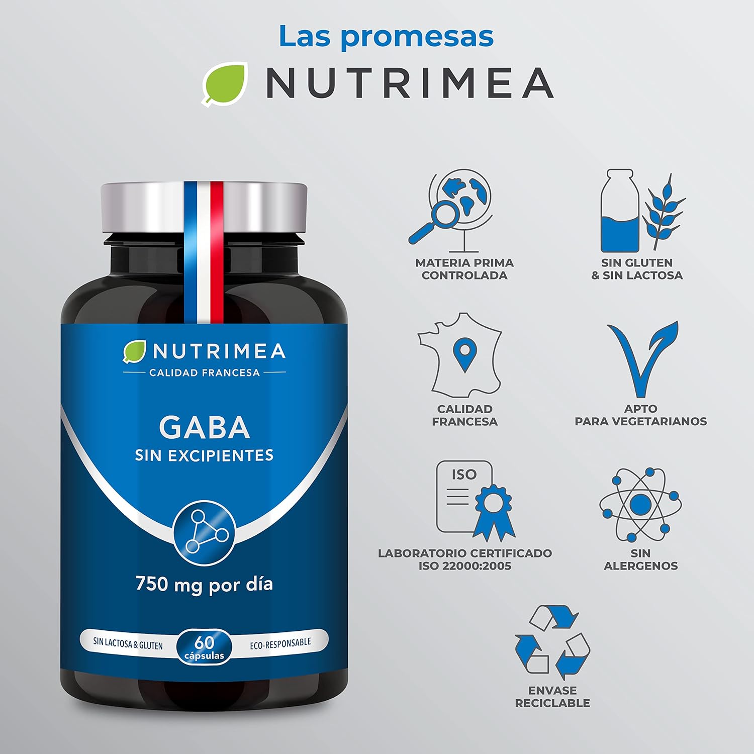 Thumbnail 4 de Gaba 750mg🌿 - Relajante Natural en Cápsulas Veganas (Francia)