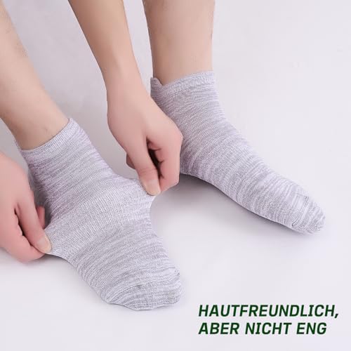 Thumbnail 7 de Niorasen Bambus Sneaker Socken – 6 Paar, Unisex, Größe 37–42
