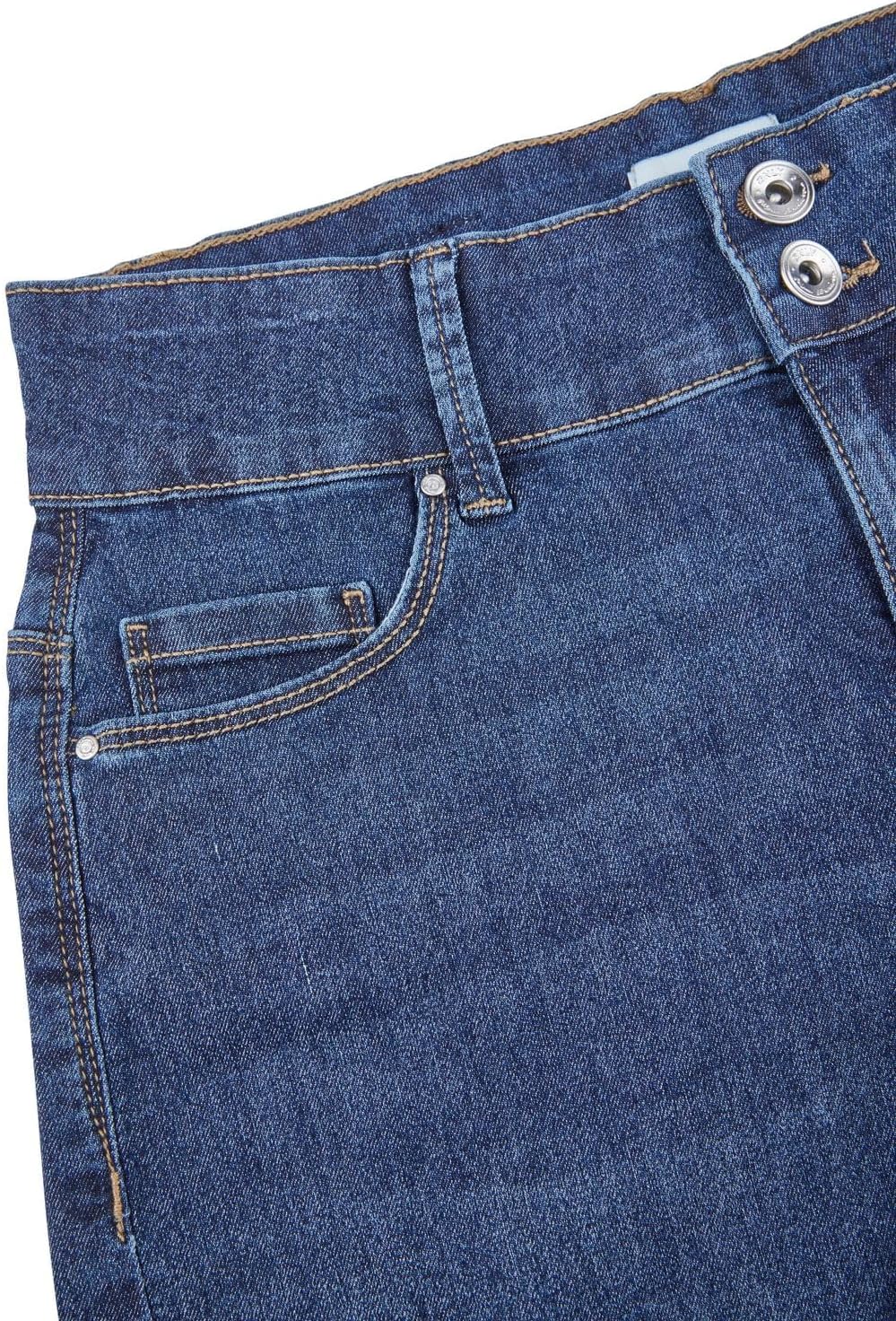 Detalle de ONLY Jeans Shorts Damen Stretch Skinny Mid Waist im 2er-Pack