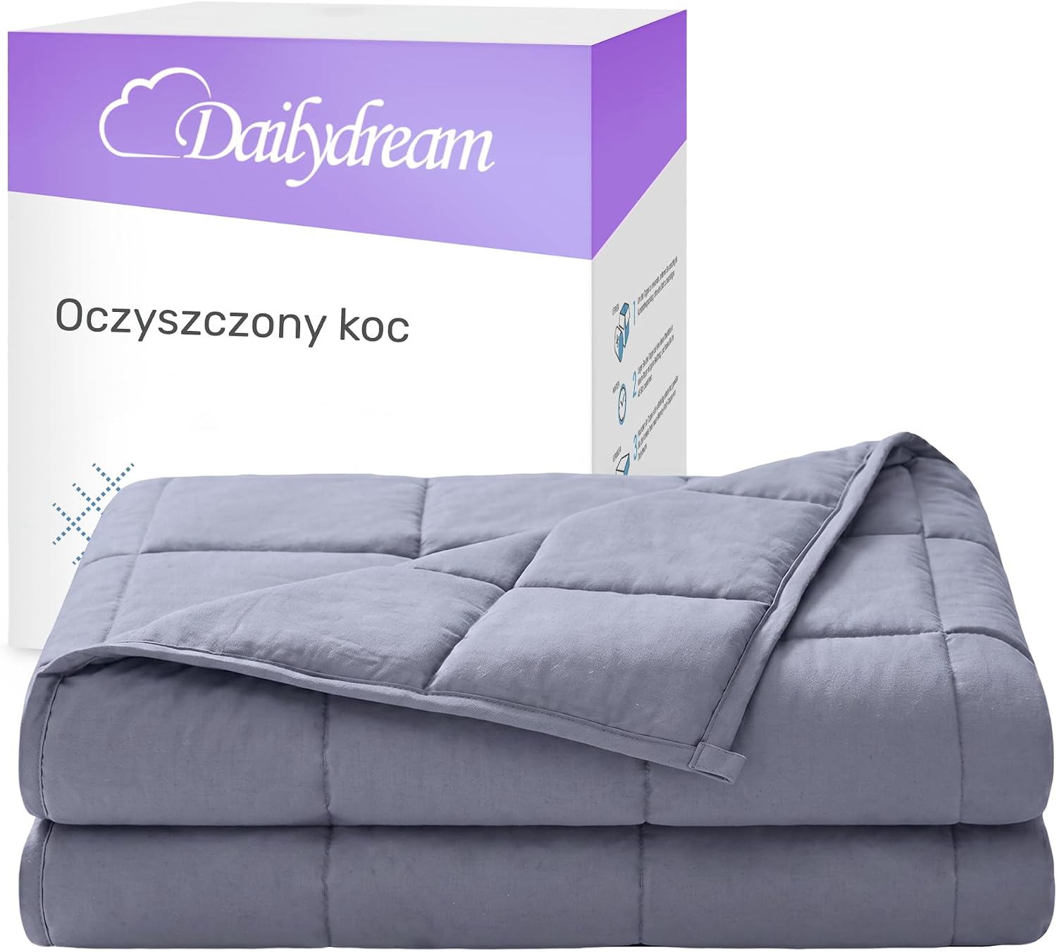 Detalle de Dailydream DD11WBKParents_BE – koc obciążeniowy 135 × 200 cm, 4,5 kg