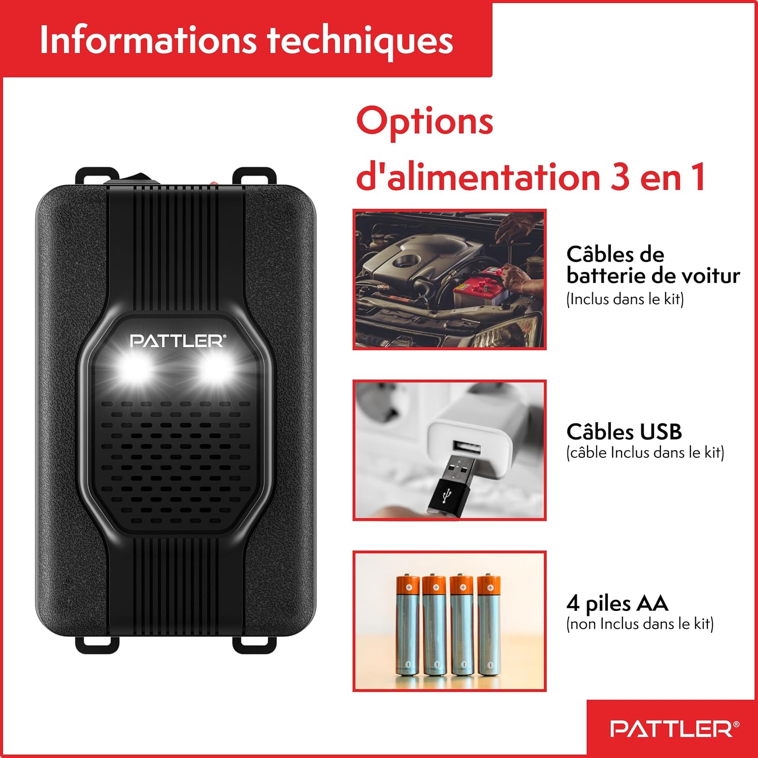 Detalle de PATTLER Anti Rongeur 45m² pour voiture