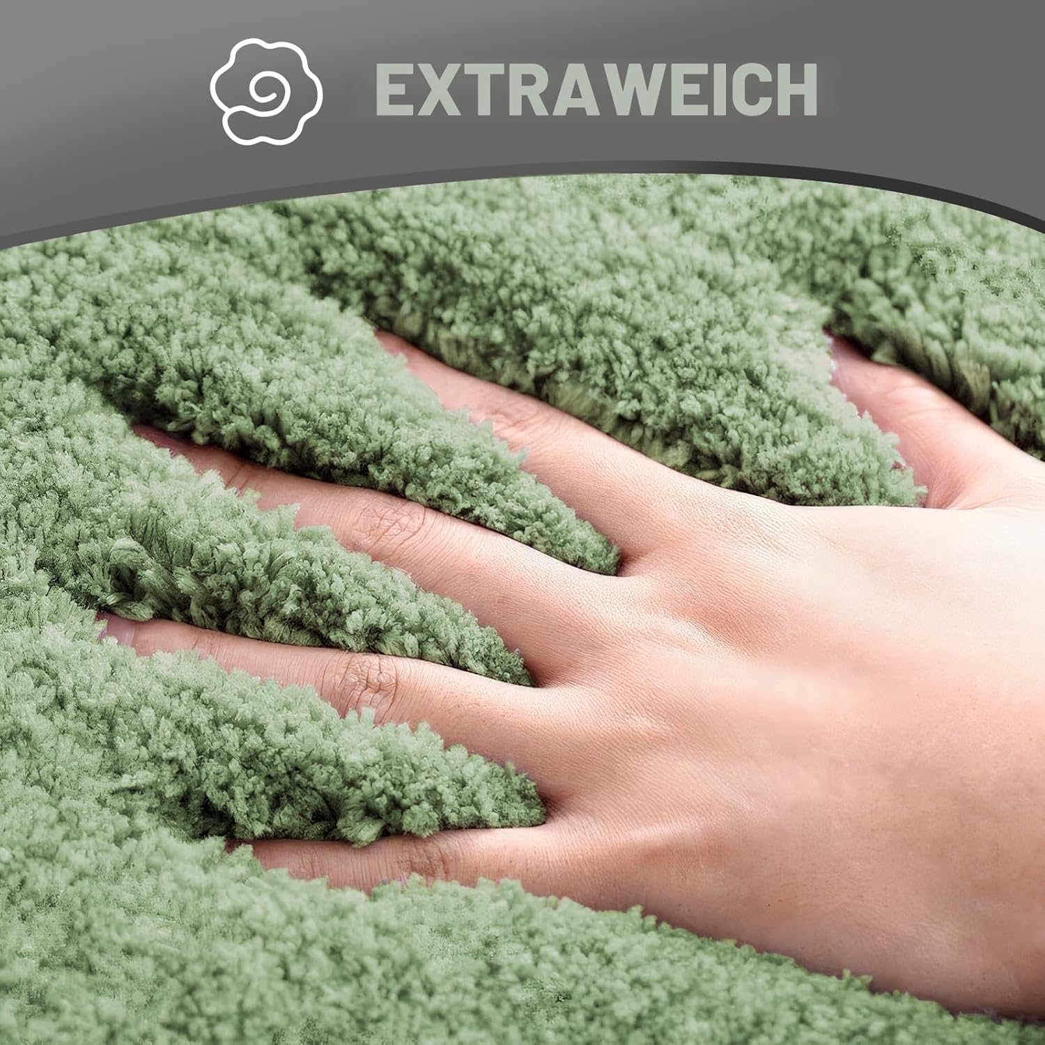 Thumbnail 2 de wyewye Mikrofaser-Badematte 40 x 60 cm