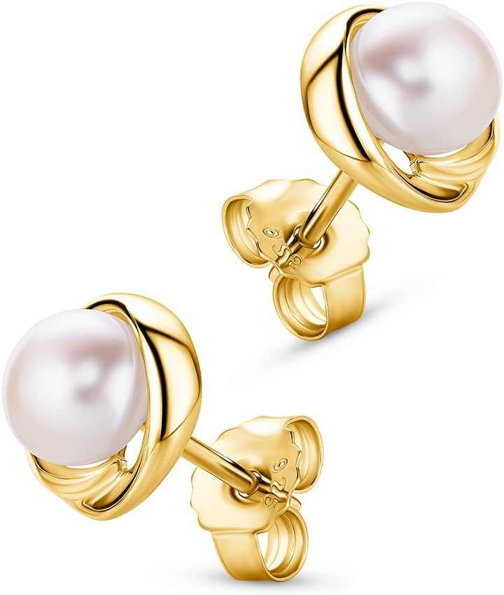 Detalle de MIORE Boucles d'Oreilles Perle 6,5 mm
