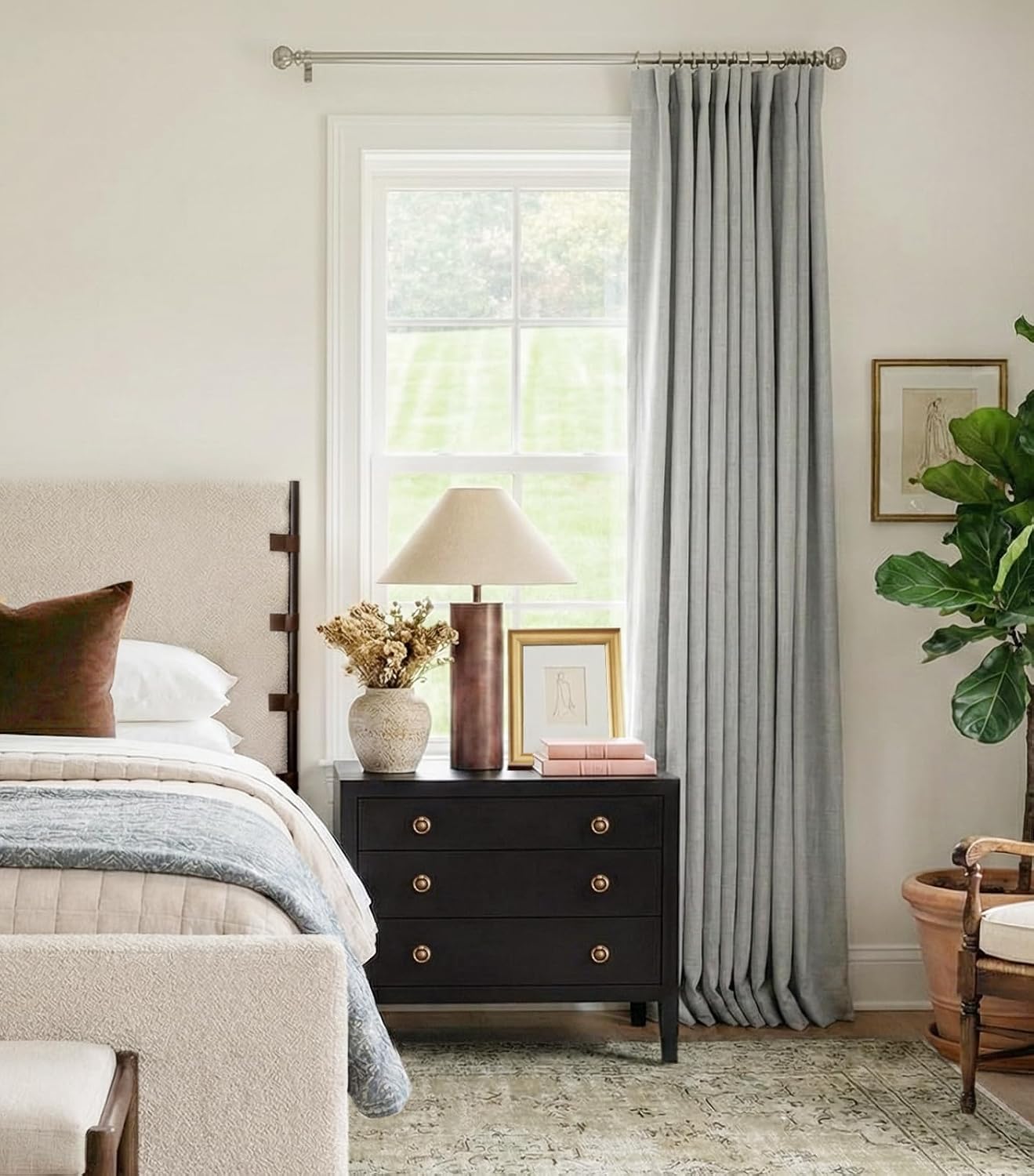 Detalle 1 de INOVADAY Blackout Curtains, 120 Inches Long