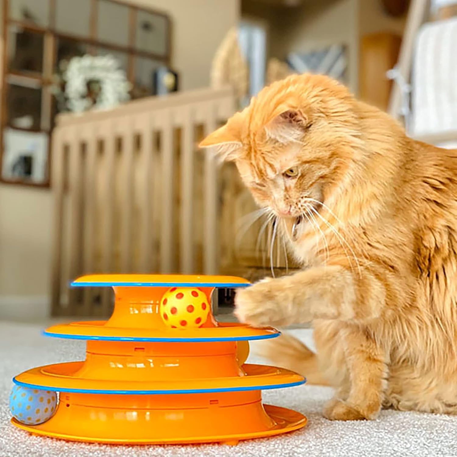 Thumbnail 4 de Catstages Cat Puzzle Toy – Tower of Tracks: Multi-Level Cat Toy for Engaging Play