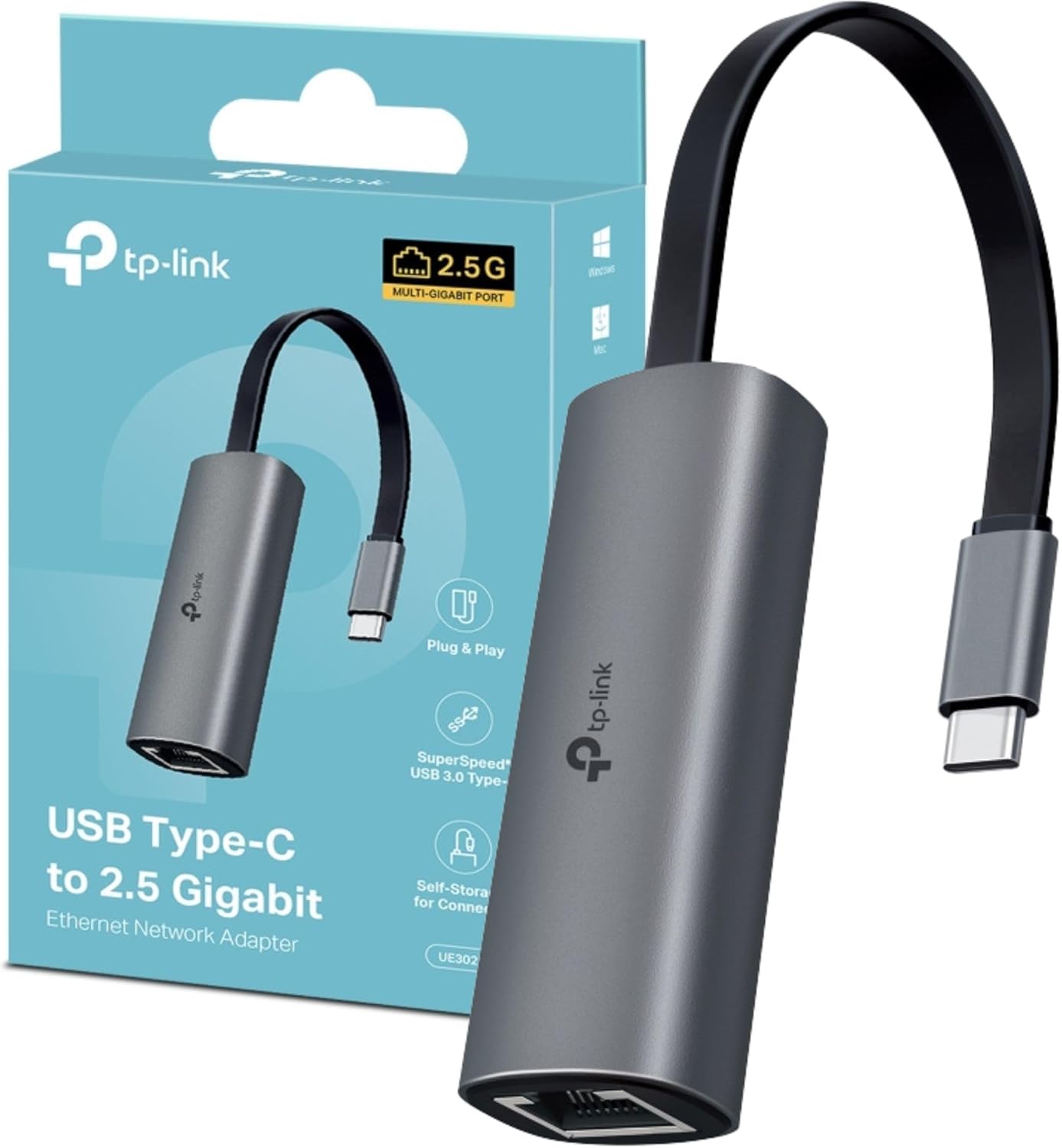 Detalle de TP-Link Archer TX23U AX1800 USB Wi‑Fi 6 dongle (USB 3.0) for Windows 11/10