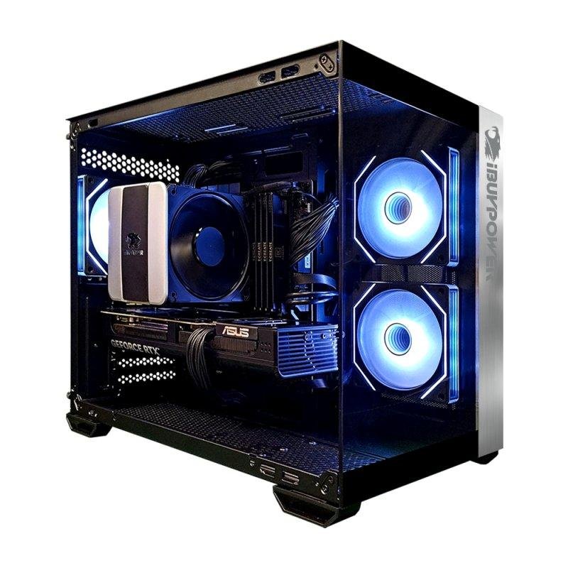 Detalle de IBUYPOWER Fighter Halo Plus con AMD Ryzen 7 5700X, RTX 5060 Ti, 32GB RAM y SSD 1TB