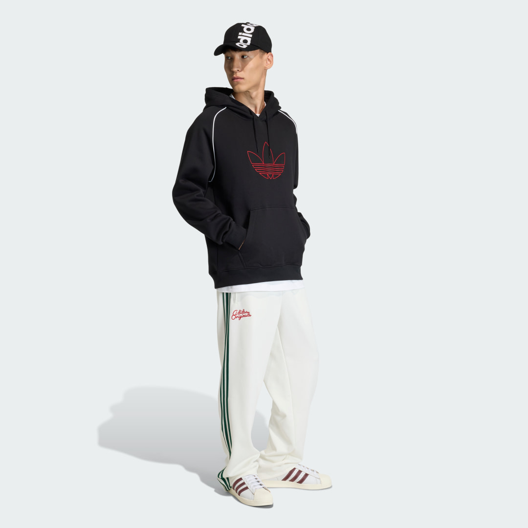 Detalle de Sudadera con capucha SST de Adidas – negro, estilo urbano y comodidad para el día a día