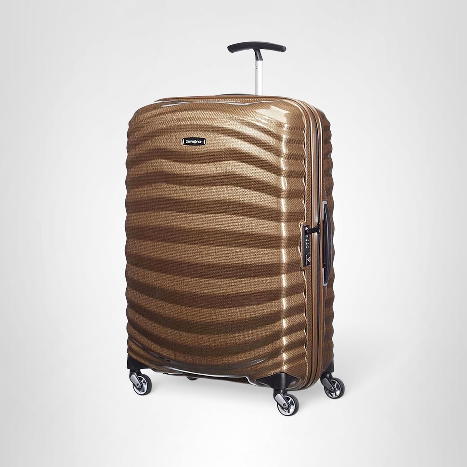 Thumbnail 1 de Samsonite Lite-Shock Spinner L Suitcase (75 cm, 98.5 L) in Brown Sand