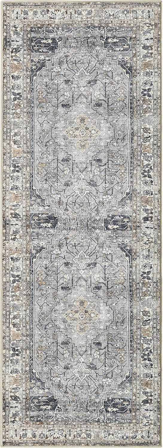Detalle de Keen Home Design 30"x84" Rug – Machine Washable Runner with Non-Slip Backing