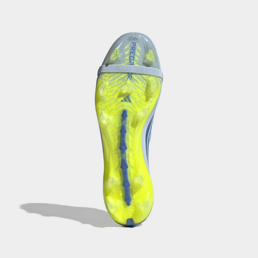 Thumbnail 3 de Bota de fútbol Predator Elite con lengüeta plegable para césped natural seco (Azul) - Adidas