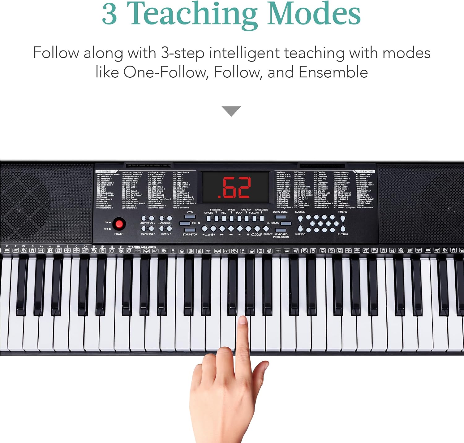 Thumbnail 1 de Best Choice Products SKY7174 61-Key Beginner Keyboard Set with Teaching Modes