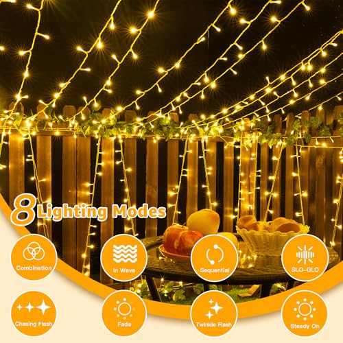Thumbnail 6 de Ollny Fairy Lights Battery Operated: 10m of 100 Warm White LEDs for Indoor & Outdoor Use