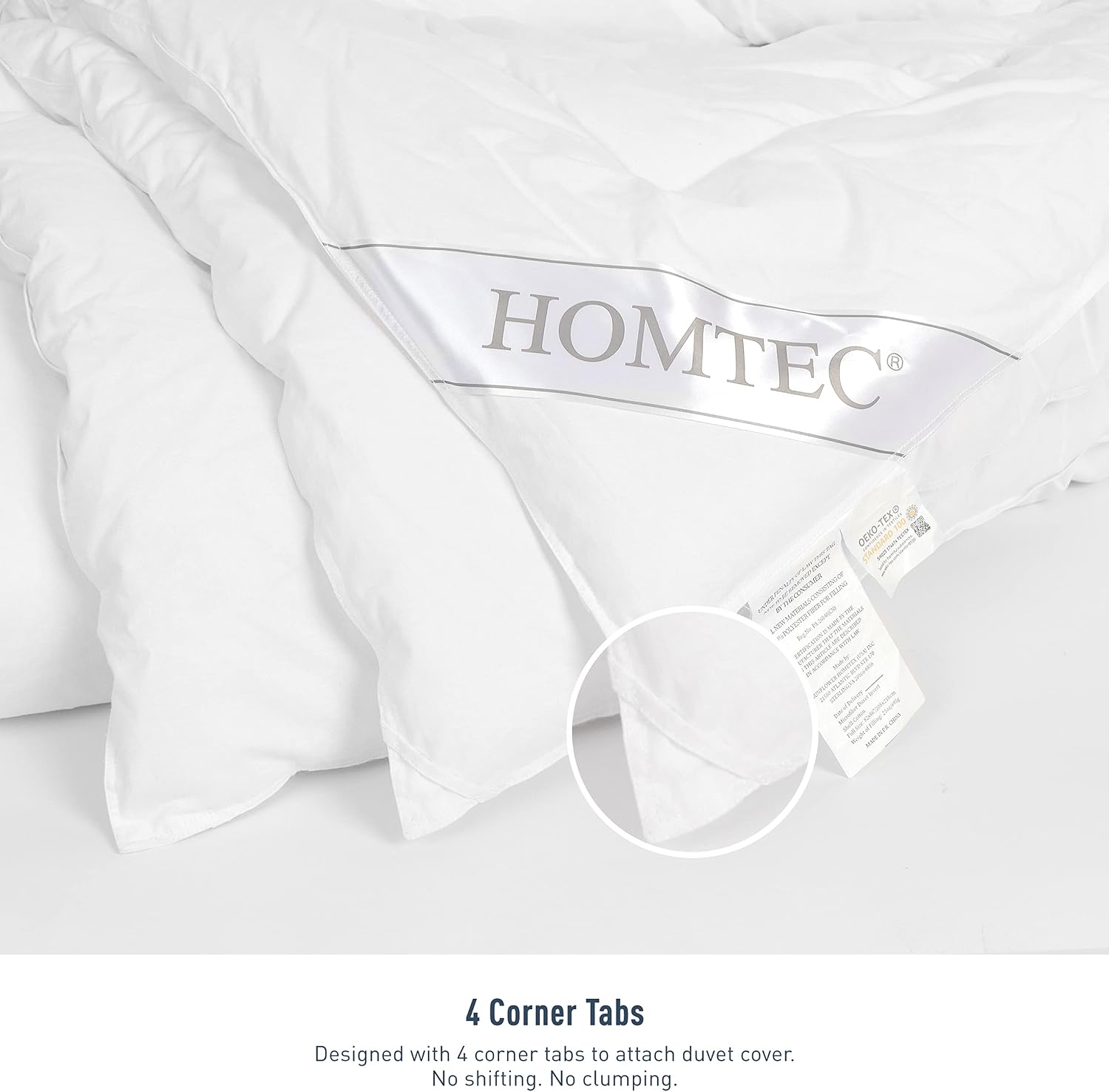 Thumbnail 4 de HOMTEC Duvet Insert Twin 100% Cotton Comforter
