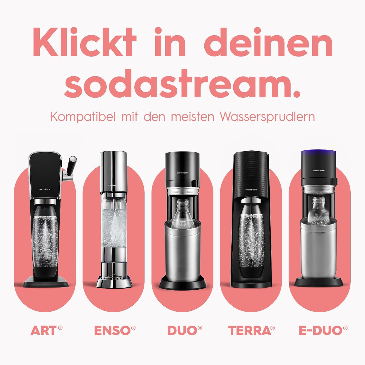Detalle de SodaStream Fizz & Go Cool Edelstahl 0,9 l doppelwandige Sprudelgetränkeflasche (Papaya)