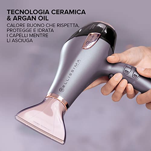 Detalle de Bellissima Imetec Ceramic & Argan Oil – Phon professionale 2300W