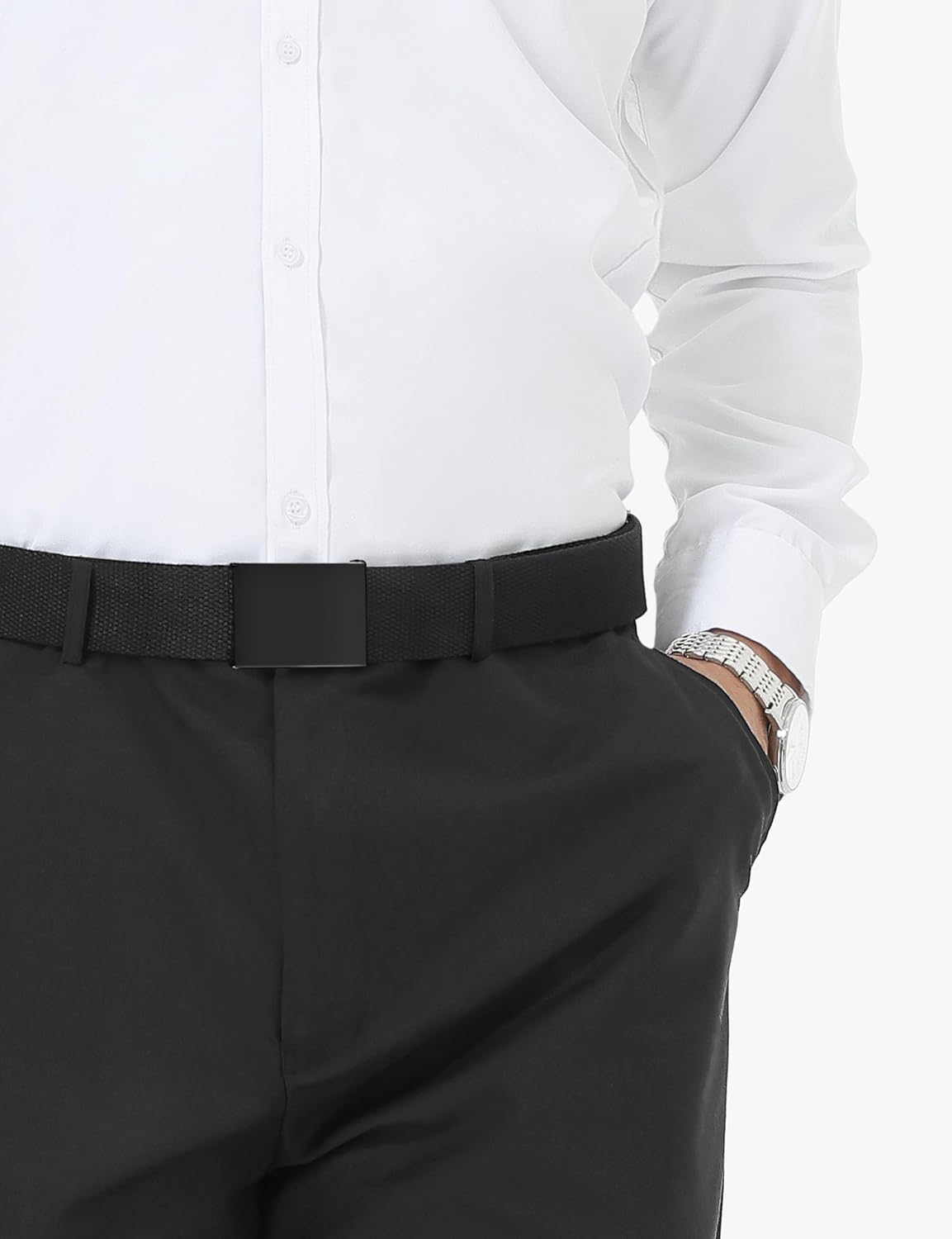 Thumbnail 1 de Ceinture homme LXMY tissu 135 cm