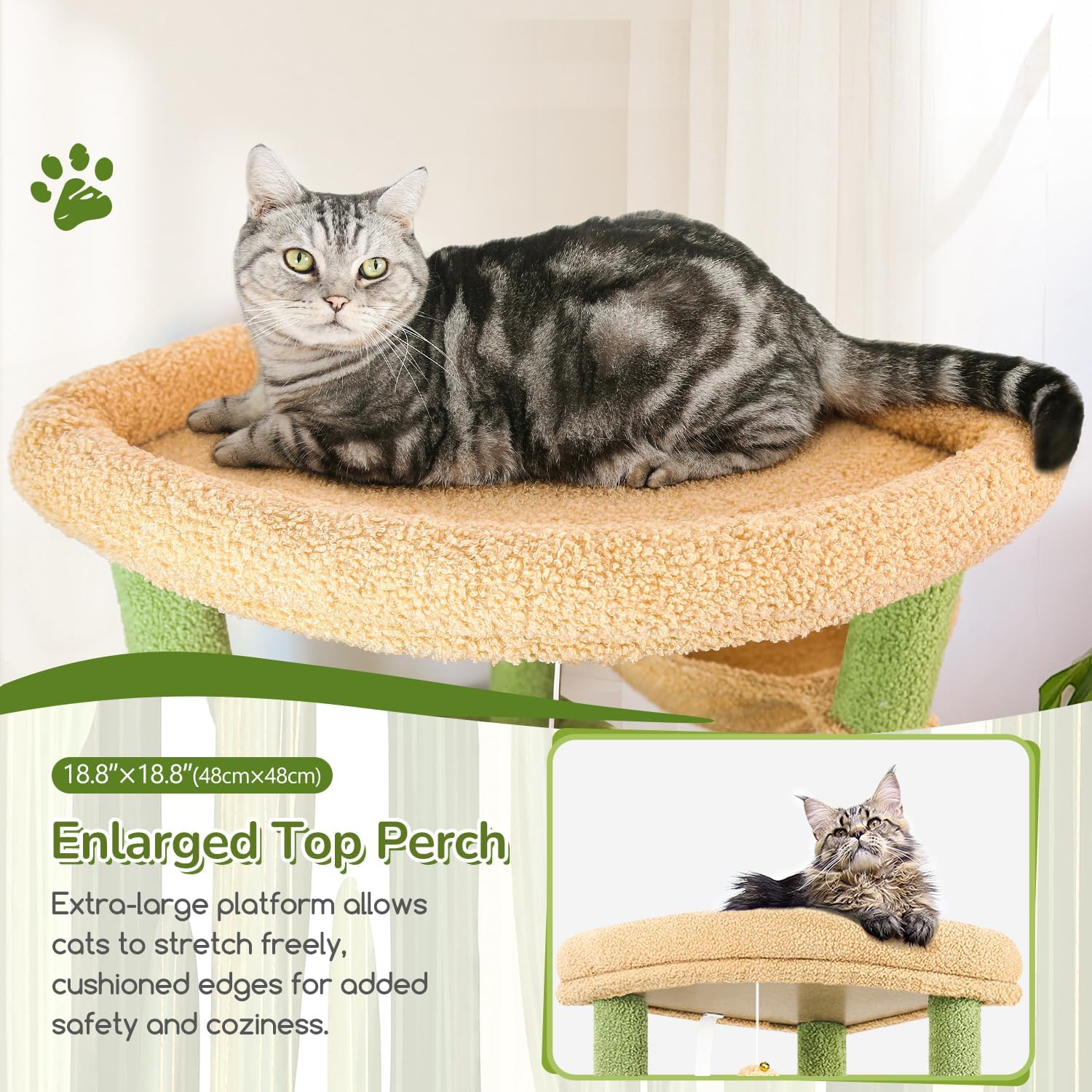 Detalle de Globlazer 74-Inch Cat Tree
