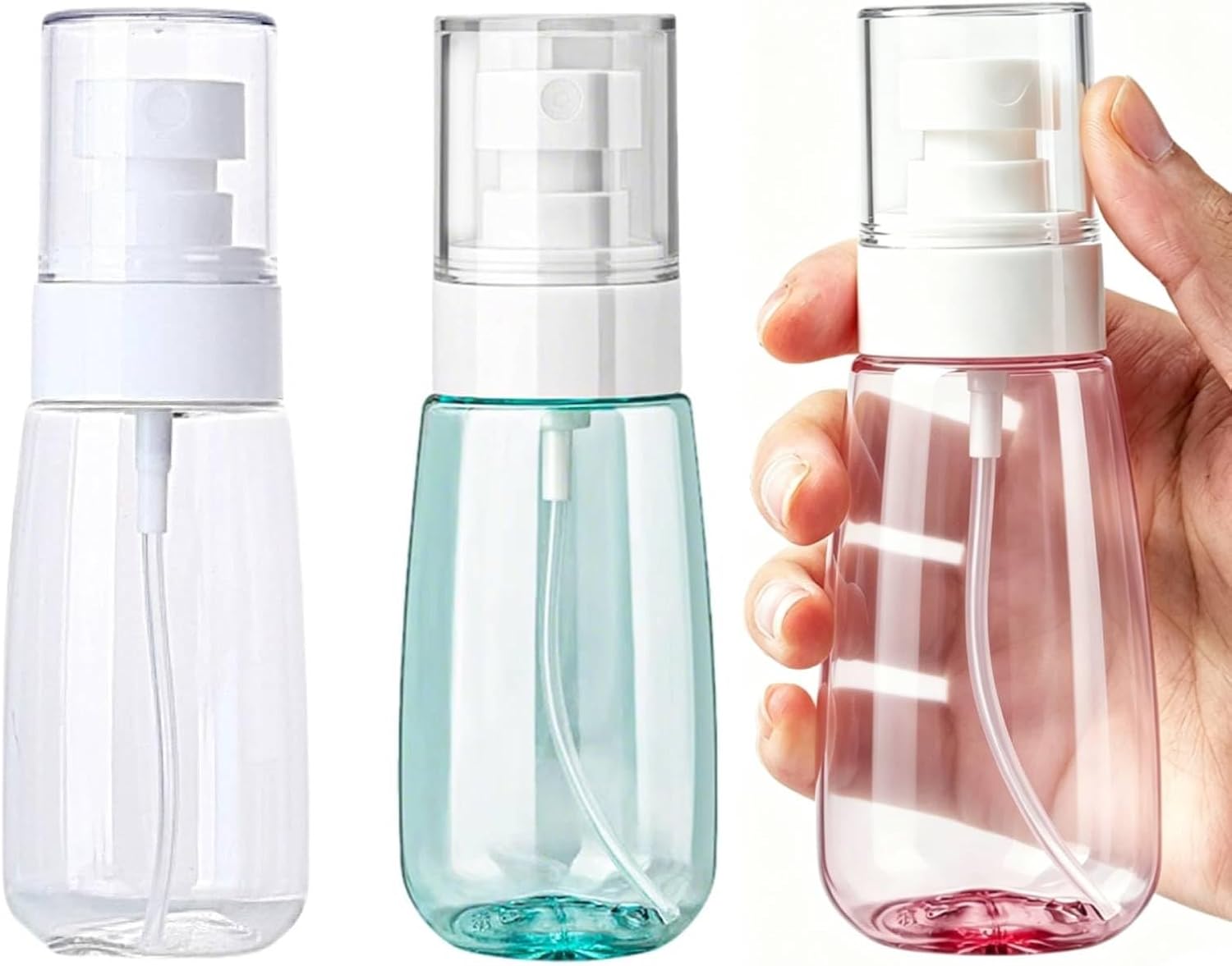 OMBRISA mini-verstuivers, 3 stuks van 60 ml in navulbaar PETG
