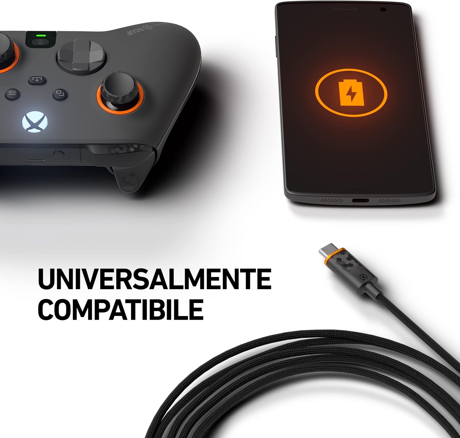 Thumbnail 1 de SCUF Cavo intrecciato USB-C 2 m per controller e smartphone