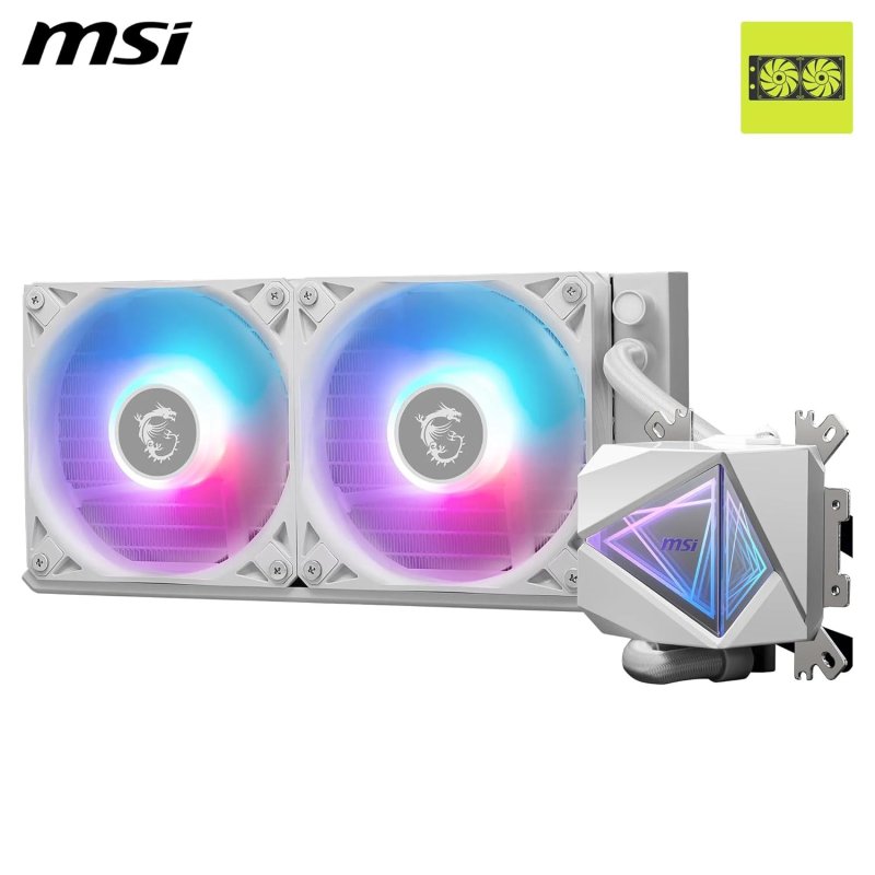 Thumbnail 1 de MSI MAG CORELIQUID I240: refrigeración líquida 240 mm en blanco para jugadores que exigen fiabilidad
