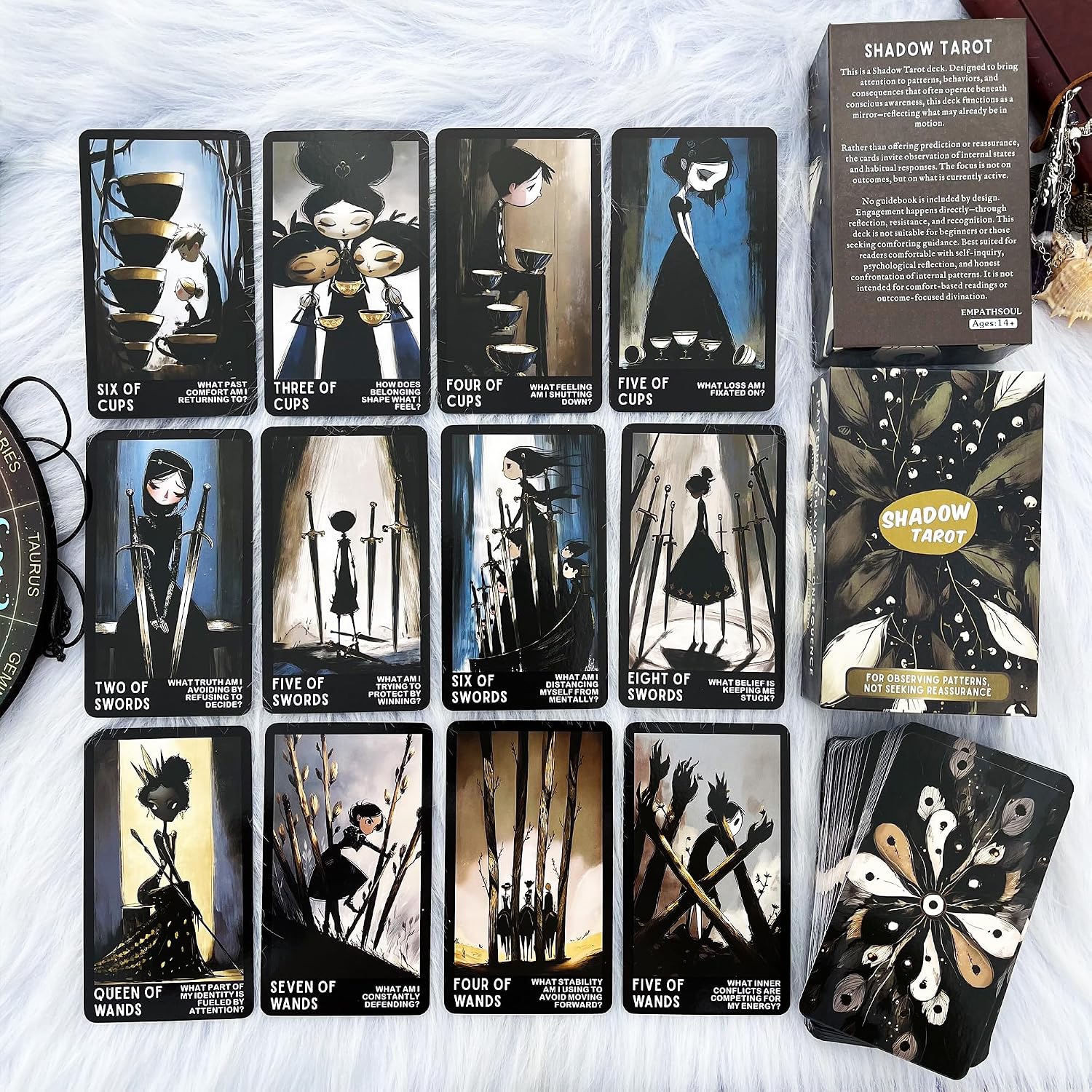 Thumbnail 6 de Shadow Tarot Deck 78 Cards