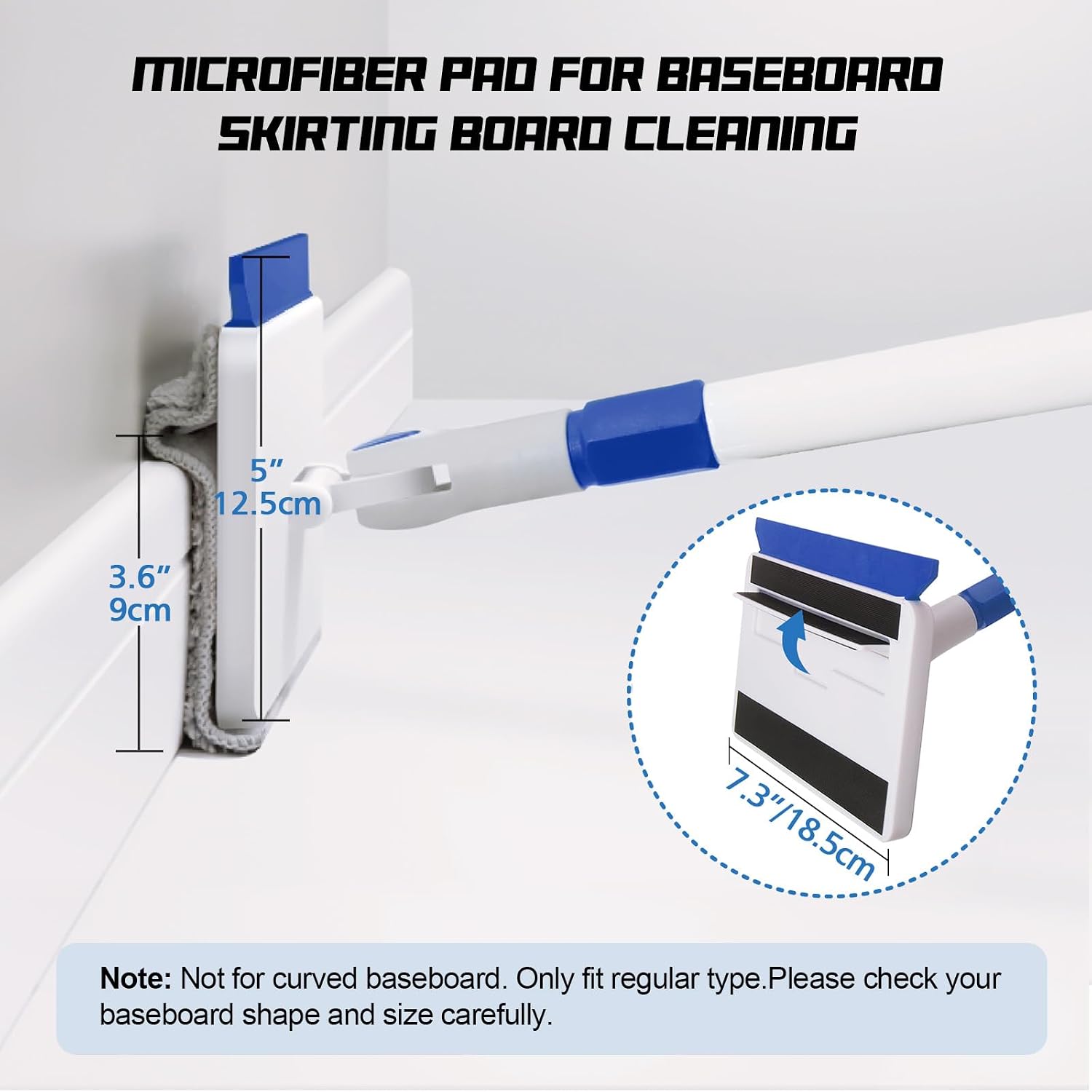 Thumbnail 2 de Qaestfy Skirting Board Cleaner Mop