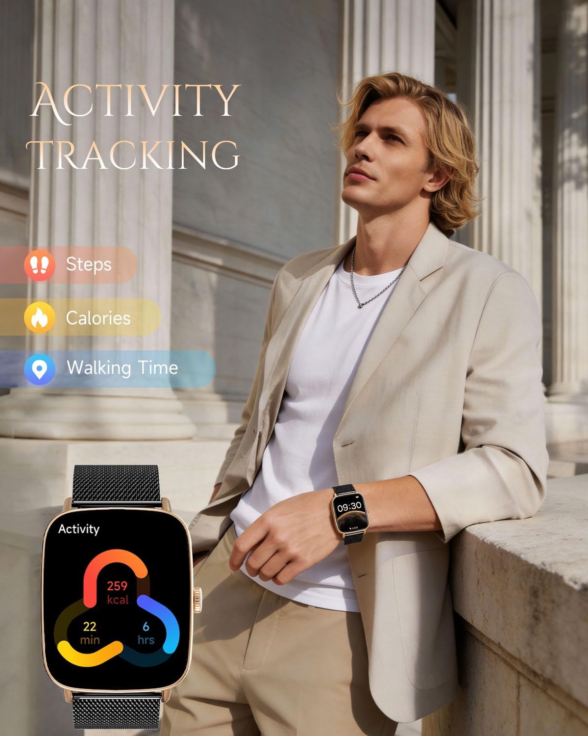 Detalle de TOOBUR Smart Watch for Women: Fitness & Health Tracker