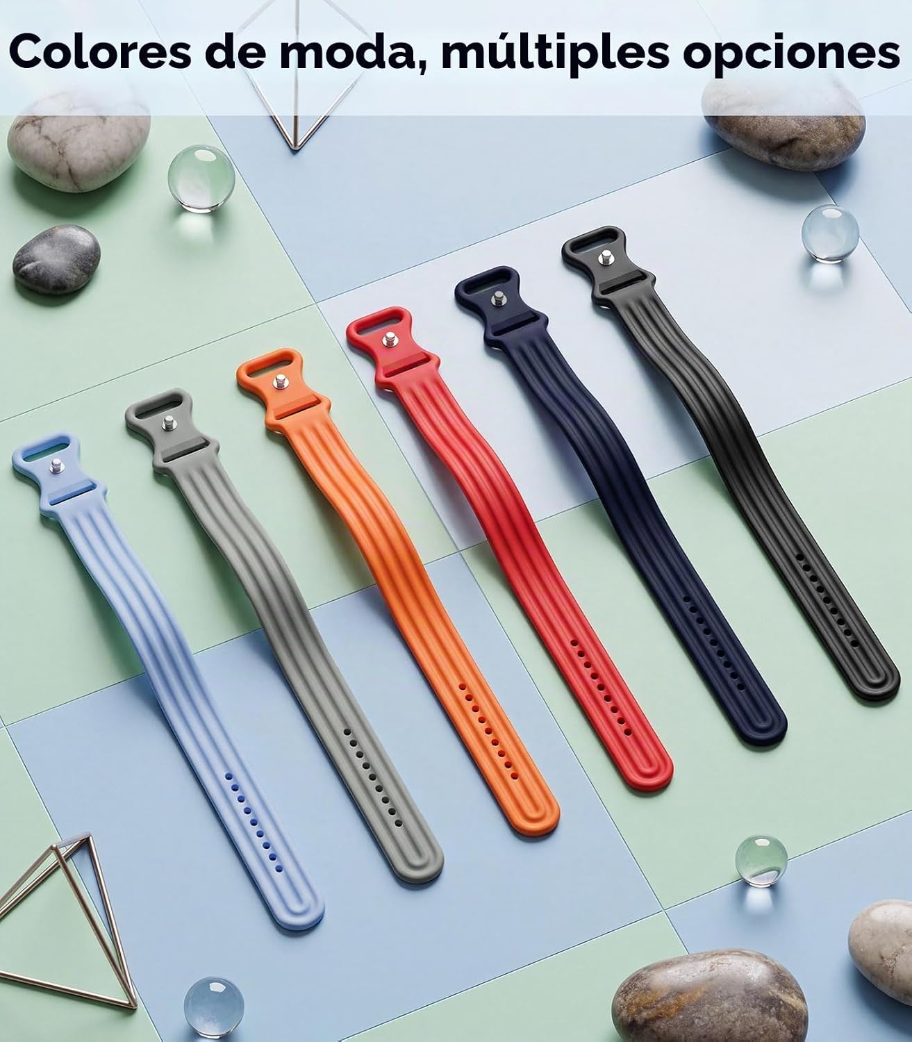 Thumbnail 4 de Astorgos Correa Deportiva de Recambio para Fitbit Air – silicona suave, resistente al sudor y talla única
