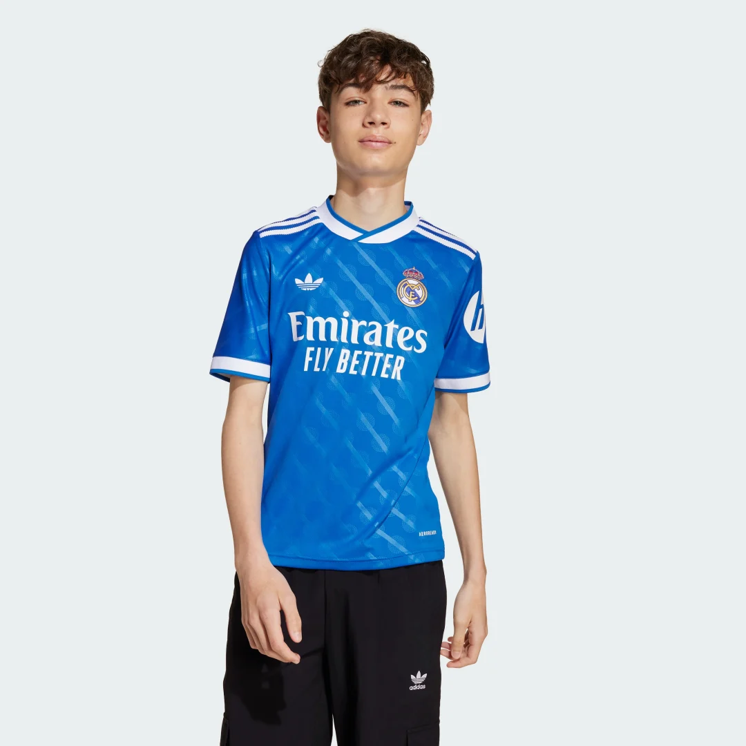 Detalle de Camiseta tercera equipación Real Madrid 25/26 (infantil) – Adidas