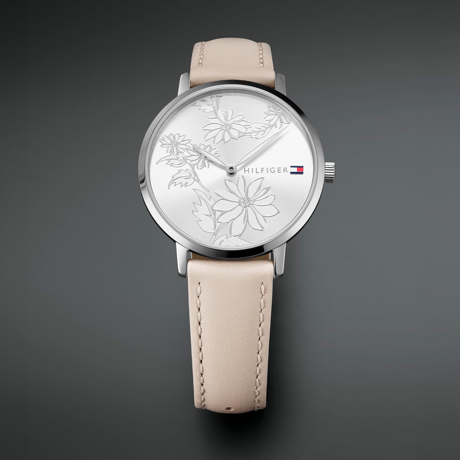 Thumbnail 1 de Tommy Hilfiger Damen-Zweizeiger-Quarzuhr mit Edelstahlarmband – 35-mm-Gehäuse