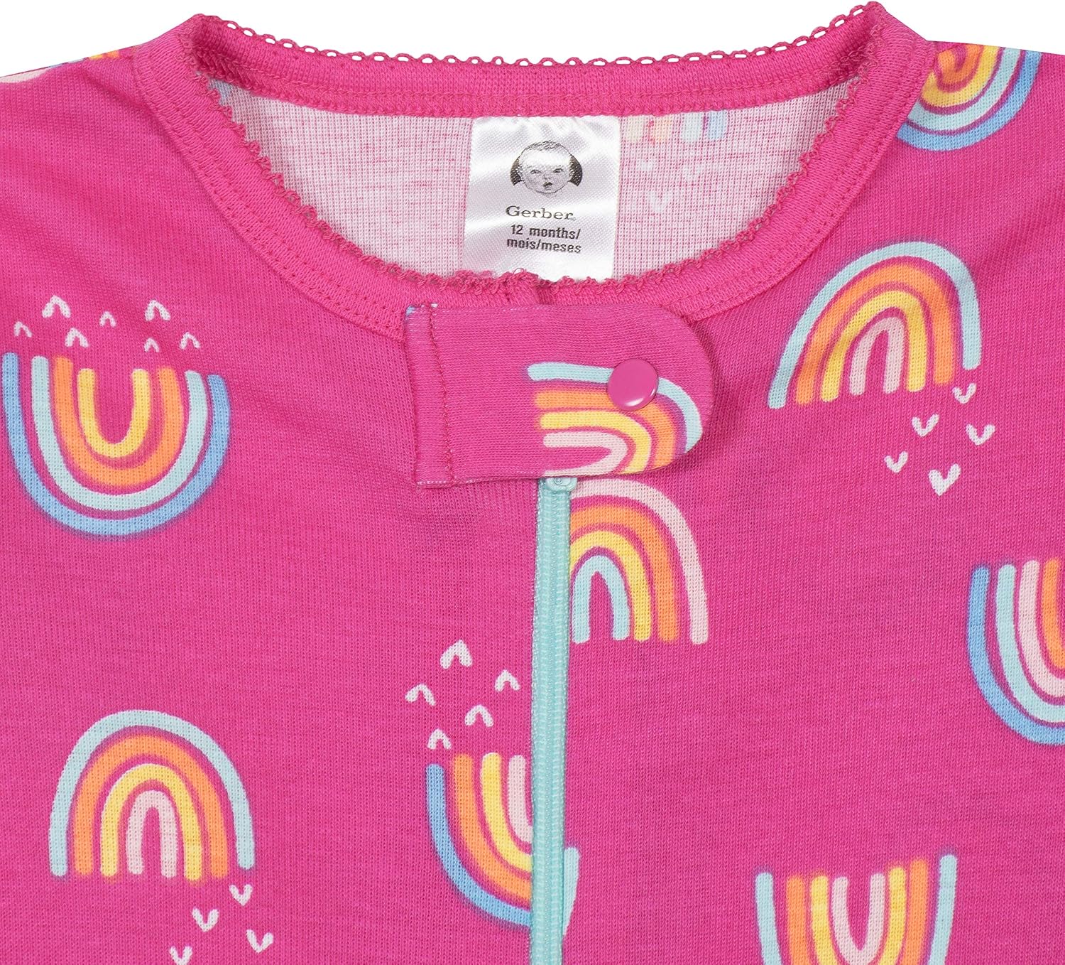 Detalle de Gerber 2-Pack Pyjamas Grenouillère pieds pour bébés et tout-petits - sécurité et confort
