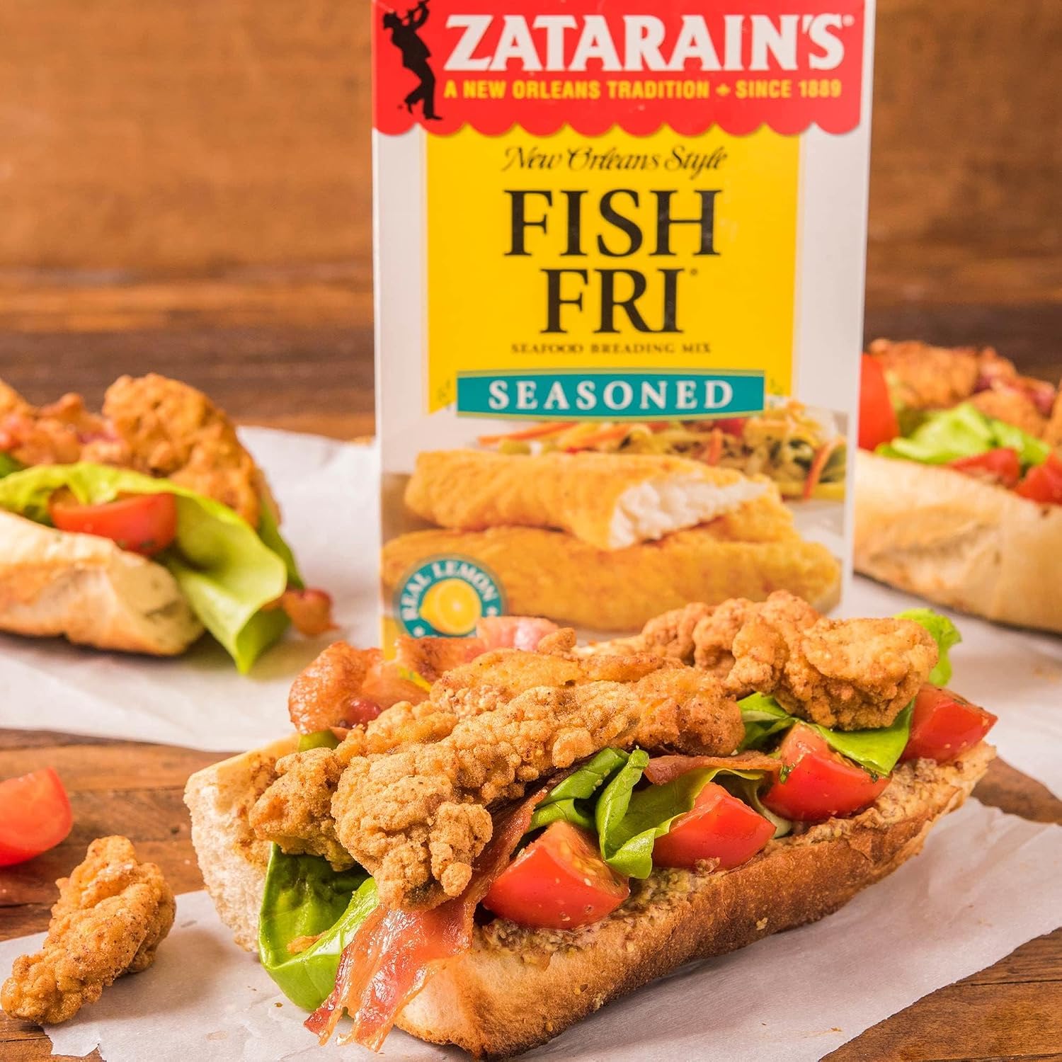 Thumbnail 6 de Zatarain's Seasoned Fish Fri Seafood Breading Mix, 12 oz, Pack of 8
