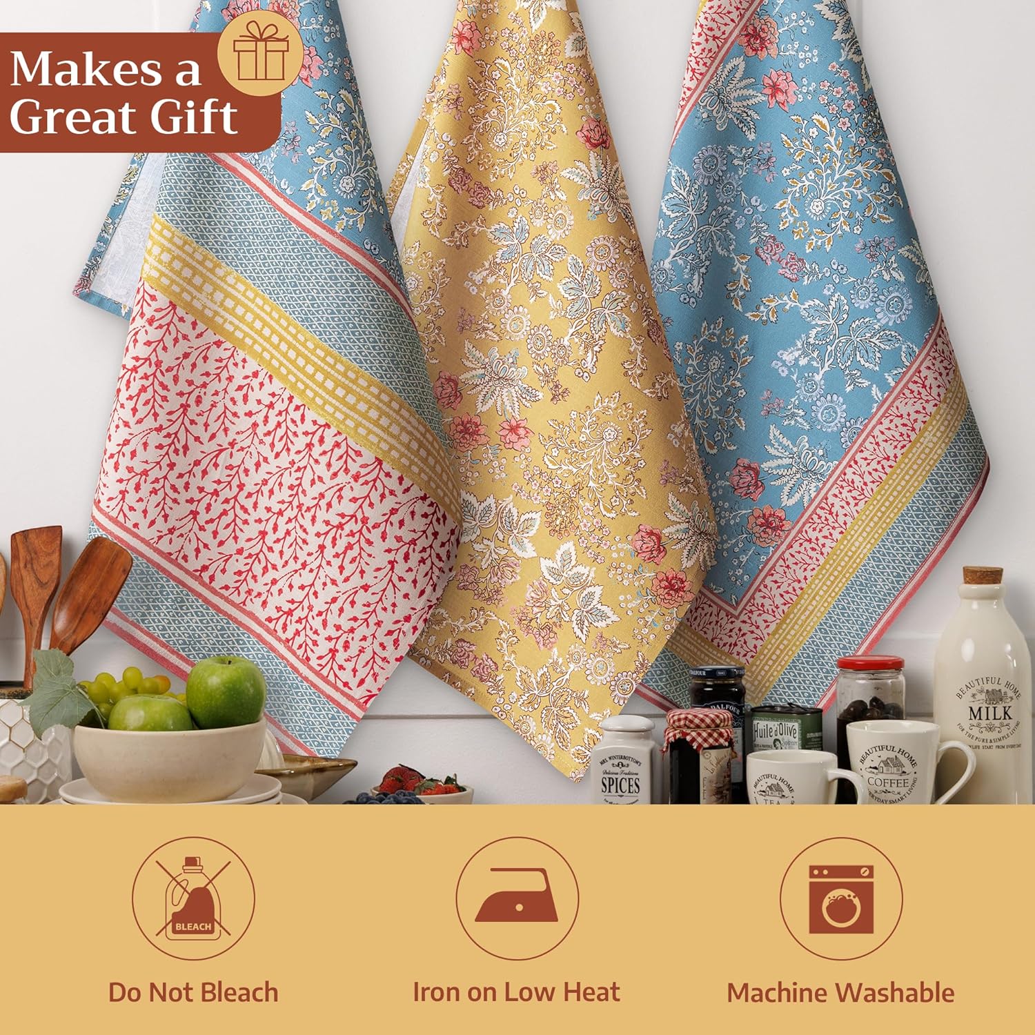 Thumbnail 4 de Maison d'Hermine Kitchen Towels Set of 3