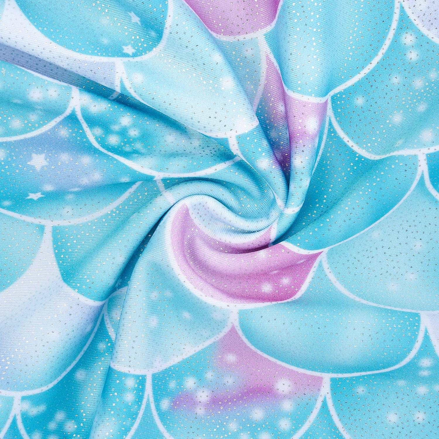 Detalle 2 de JiAmy turnpakje voor meisjes met lange mouwen, glitter en korte broek
