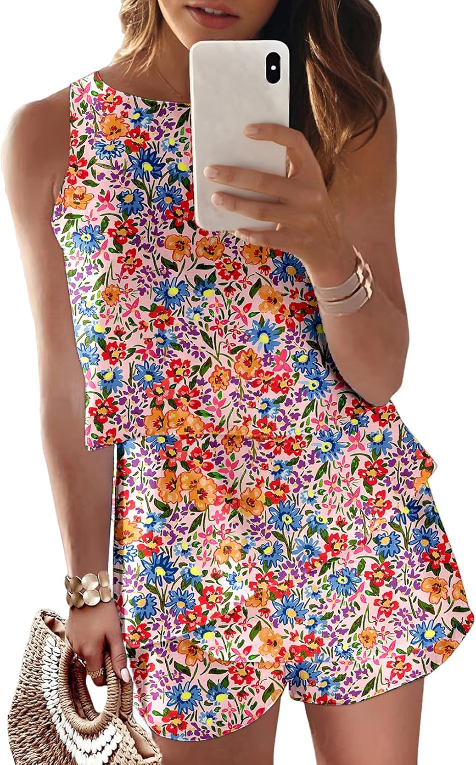 Thumbnail 4 de Dokotoo Women's Summer Jumpsuits 2026: Casual Ruffle Chiffon Sleeveless Romper