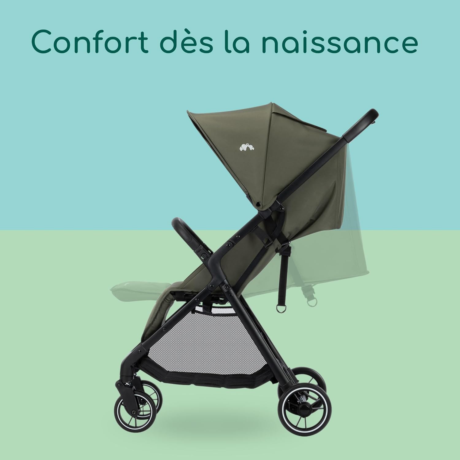 Thumbnail 2 de Bebeconfort Azur: Poussette Canne Compacte et légère 0–3 ans, pliage automatique à une main
