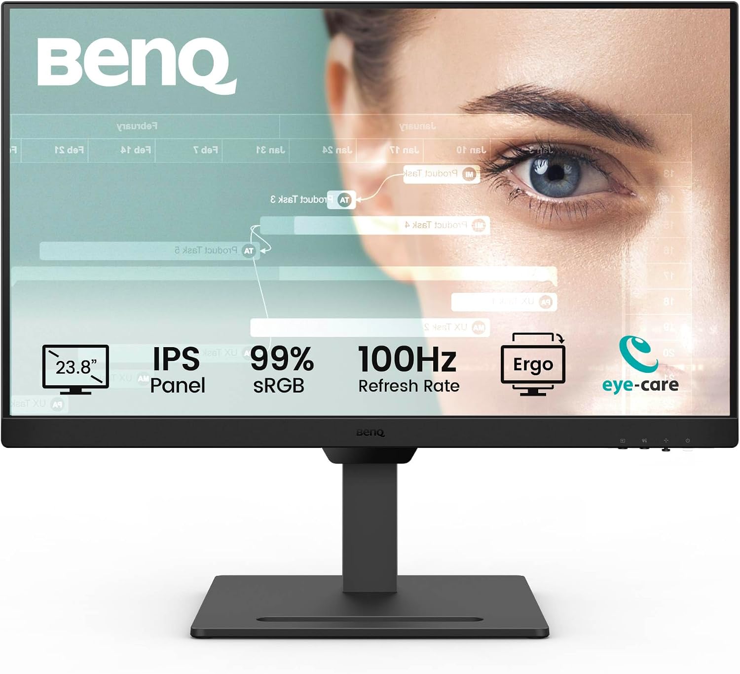 Detalle de BenQ GW2490T 23.8" IPS FHD 100Hz monitor