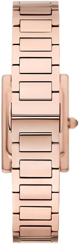 Detalle 2 de Emporio Armani Orologio da donna in acciaio con cassa rettangolare e quadrante verde