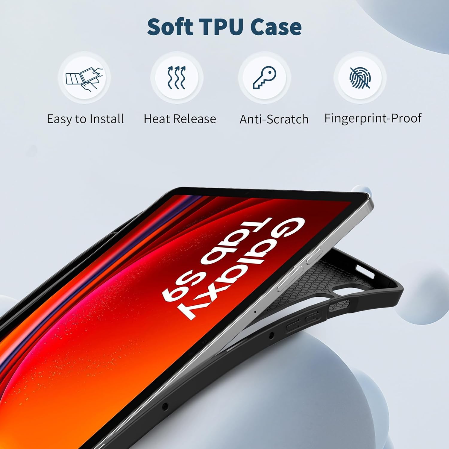 Thumbnail 4 de EasyAcc Hülle für Samsung Galaxy Tab S10 Lite/S10 FE 10.9" 2025 / S9 FE 10.9" / S9 11 Zoll – Ultra Dünn, S Pen Halter, Standfunktion, Dunkelgrün