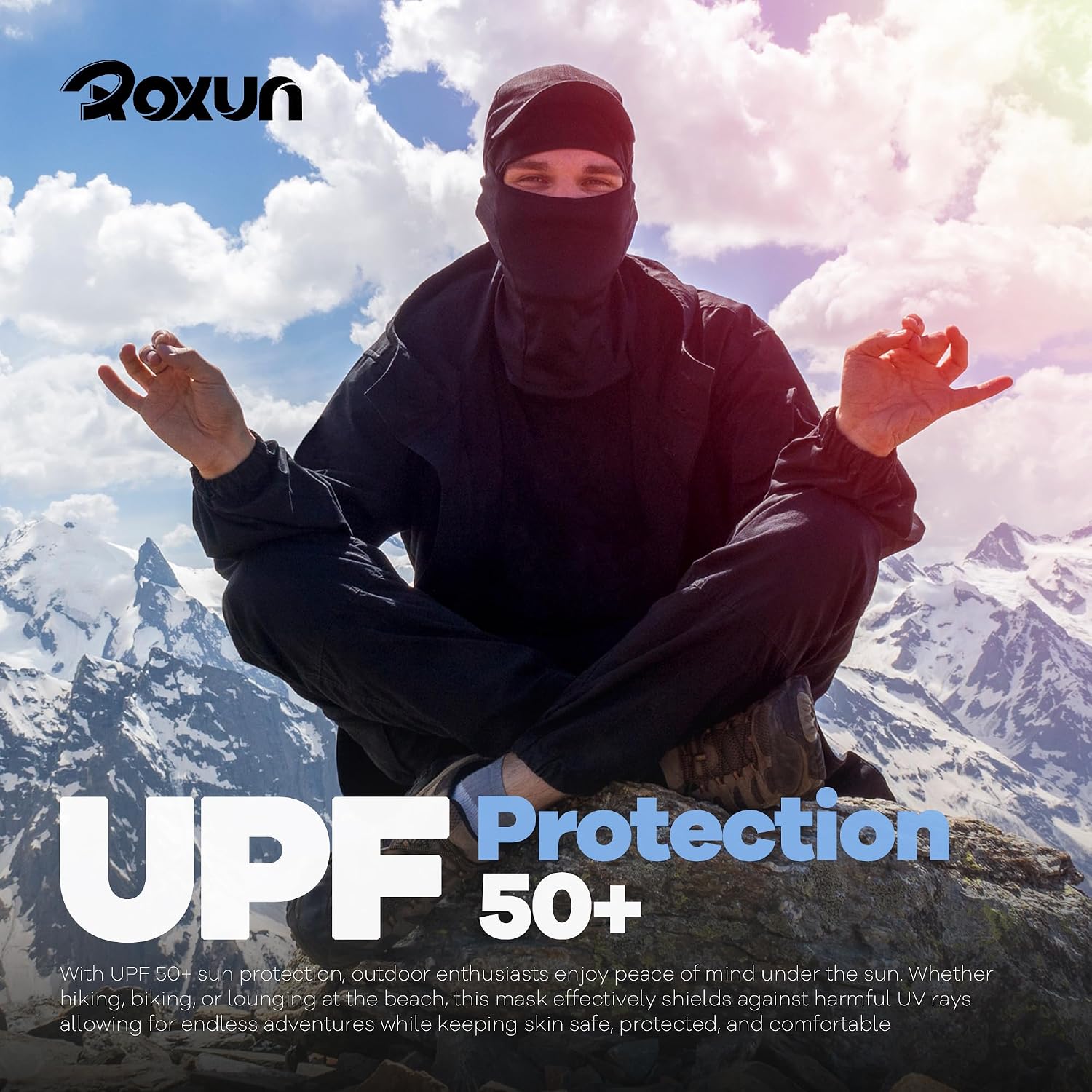 Thumbnail 4 de ROXUN Ski Mask Balaclava Shiesty — windproof face cover 🎭