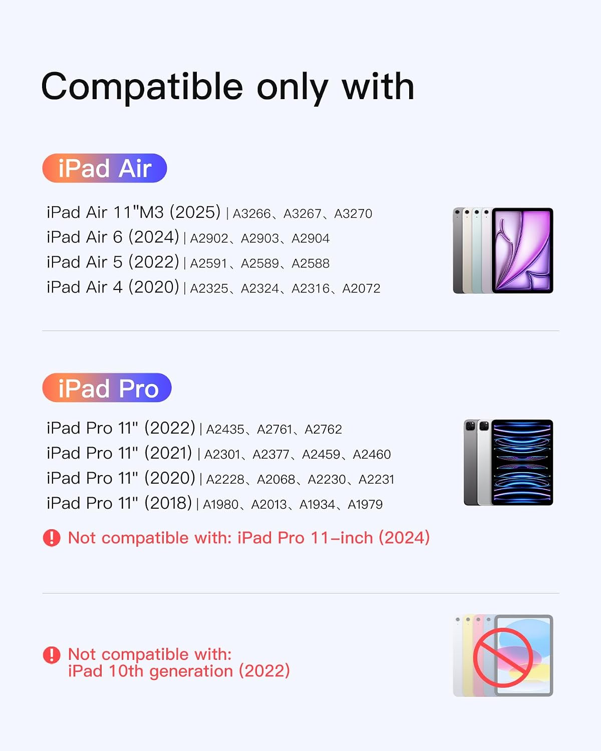 Thumbnail 1 de Inateck iPad magnetic keyboard case 130° stand