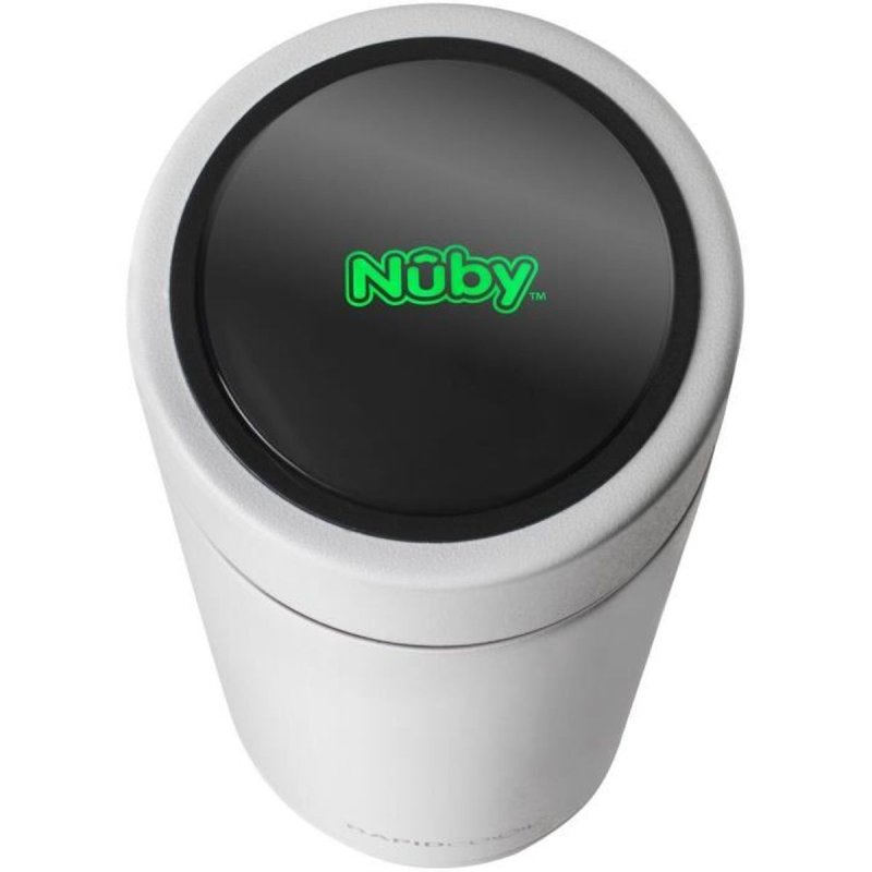 Detalle de Nuby Rapidcool Preparador de Biberones Eléctrico de Acero Inoxidable – Listo en 2 Minutos